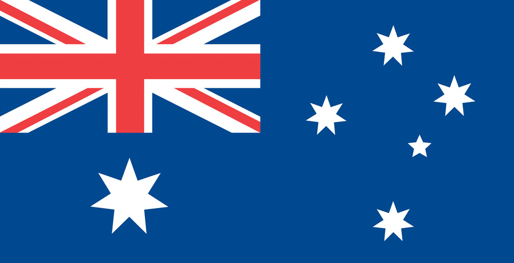 Australia Flag Template